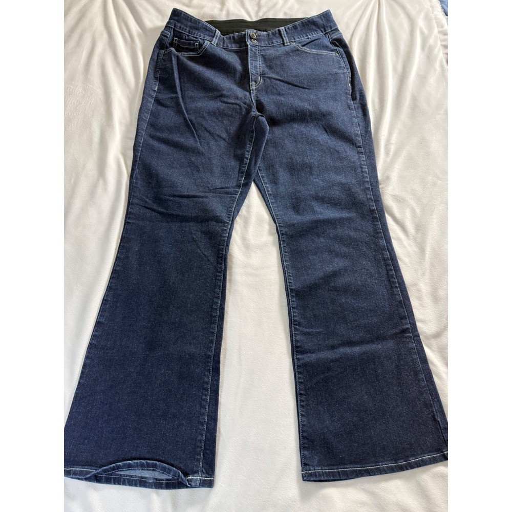 Lane Bryant T3 Tighter Tummy Technology Bootcut Jeans Dark Wash Plus Size 20